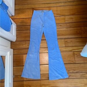 Aerie Blue Flared Corduroy Pants